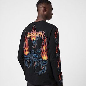 allsaints scorpion shirt